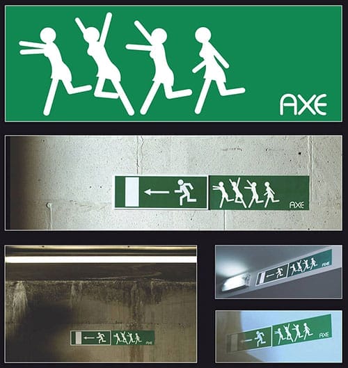Axe Body Spray Exit Man