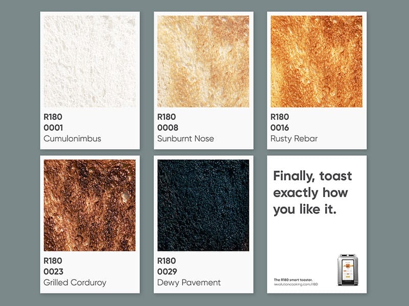 Revolution Cooking: Toaster Swatches
